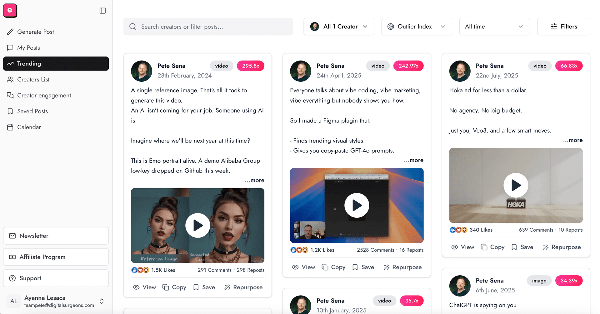 EasyGen App Interface